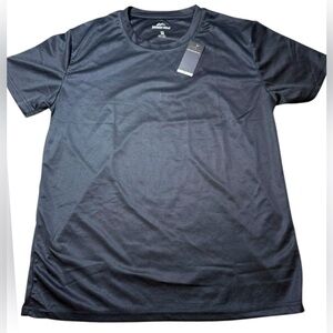 NWT Jackson Hole Black Mesh Performance Tee – Athletic Shirt
